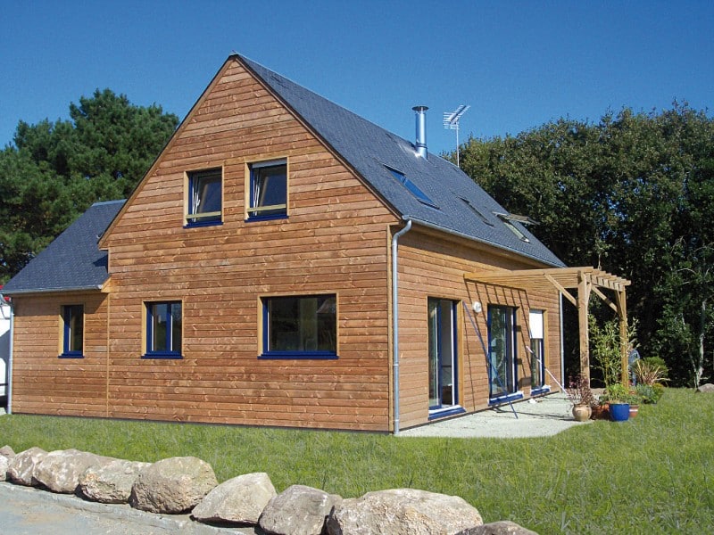 maison en bois écologique
