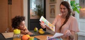 Une femme avec un enfant