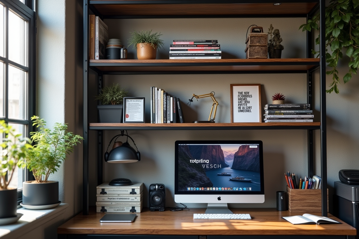 étagère bureau